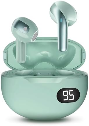Gabba Goods Bliss Wireless Bluetooth Earbuds – Ultimate Ergonomic In-Ear Fit with Touch Controls for Seamless Audio Experience, 6-Hour Playtime & Built-in Mic for Crystal Clear Communication – Perfect for Travel, Gym, Home & Gaming Compatibility in Stylish Black Finish