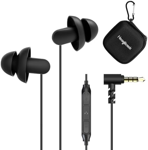 Experience Ultimate Serenity with Hearprotek Sleep Earbuds – USB-C Noise Isolation Earphones for Uninterrupted Comfort, Ideal for Relaxation, Air Travel, and Snoring Relief – Premium Silicone Tips for Perfect Fit and Enhanced Sound Quality