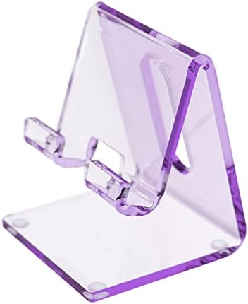 OfficeGoods Acrylic Phone Holder Aesthetic Desk Phone Stand, Compatible with 4-8 inch Screens, Office Decor and Work from Home Essentials – Pink – Enhanced Compatibility and Speed
