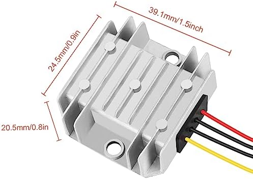 High-Efficiency 30 A Waterproof DC 24 V to 12 V Power Converter – 360 W Buck Supply for Golf Carts & Club Cars with Superior Compatibility and Streamlined Performance Solutions