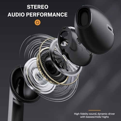 USB C Wired Earbuds for i Phone 15/15 Pro/16 Pro Max & Galaxy S24 Ultra – Premium Noise Isolation Headphones with Microphone for Crystal-Clear Calls and Immersive Sound Quality – Ergonomic In-Ear Design for Ultimate Comfort – Durable, High-Performance USB C Earphones for Everyday Use