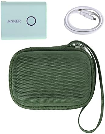 Khanka Protective Hard Case for Anker 45 W Wall Charger & 20 W Portable Charger – Ultimate Travel Companion for Anker 521 Power Bank (Power Core Fusion) – Lightweight Shockproof Design, Modern White Finish, Secure Zipper Closure for Enhanced Portability and Device Safety