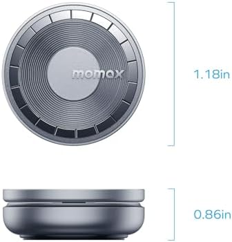 MOMAX Mag Safe Magnetic Car Phone Mount – Innovative 905° Rotating Holder for i Phone 15, 14, 13, 12 Pro Max & Mini – Ultimate Dashboard & Windshield Solution for Enhanced Safety and Effortless Navigation – Your Essential Driving Companion for Uninterrupted Connectivity