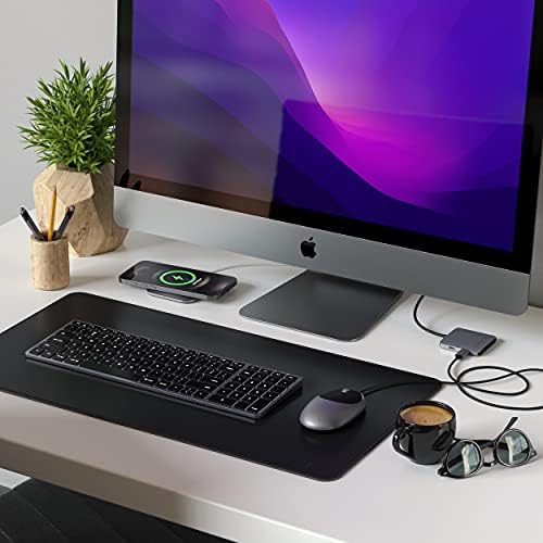 Satechi 4-in-1 USB-C Hub: Ultimate 10 Gbps Data Transfer & 100 W Pass-Through Charging for Mac Book, i Pad, i Phone, Surface, Chromebook – The Perfect On-the-Go Connectivity Solution for Professionals Seeking Efficiency and Style