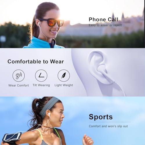 Premium USB C Earbuds for i Phone 16 & 15 – Dual Pack Wired Headphones with Advanced Noise Cancellation and Integrated Microphone for Crystal-Clear Calls – Compatible with i Pad Pro, Galaxy S24/S25, Pixel 9/8/7 – Unmatched Comfort and Long-lasting Durability for Music Lovers and Professionals