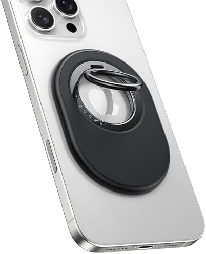 Transform Your Mobile Experience with the andobil 2025 Magnetic Phone Grip – Ultimate Mag Safe Compatibility for i Phone 16 Plus, 15, 14, 13 Pro Max, and Mini – Elegant Oval Design in Timeless White – Ultra-Lightweight, Ergonomically Designed for Comfort – Snap-On Installation for Secure and Effortless Use – Ideal for Photography, Streaming, and Texting – Revolutionize Your Smartphone Setup Today!