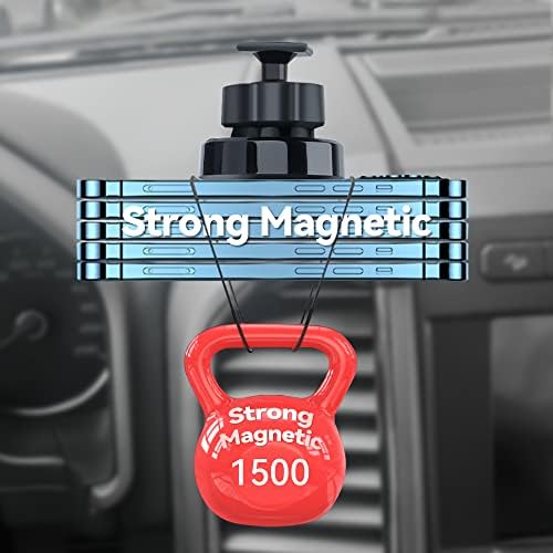 Ford F-150 2015-2020 Magnetic Phone Holder – BEERTE 360° Adjustable Car Mount for 4-7″ Smartphones – Secure Navigation Accessory for Enhanced Driving Safety and Convenience