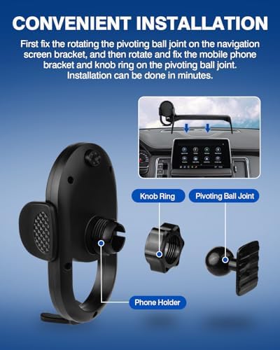 Autorder 360-Degree Rotating Car Phone Holder for Toyota Corolla 2019-2025 & Corolla Cross 2022-2025 – Hands-Free Air Vent Mount for Optimal Navigation & Communication – Durable & Sleek Design for Enhanced Driving Safety and Convenience