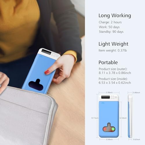 Cell Phone Lock Box with Timer,Portable Timed Phone Lock Box for iPhone and Android Phones, Self-Control Timer Phone Locker to Help Kids,Students Focus Back – Enhanced Compatibility and Speed