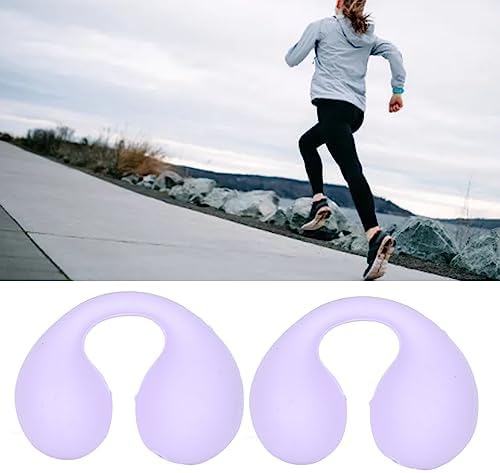 Heayzoki Open Ear Clip-On Headphones – Lightweight Noise Cancelling Mini Earbuds for Active Lifestyle, Perfect for Running and Sports (Vibrant Green) – Enhanced Audio Clarity and Awareness