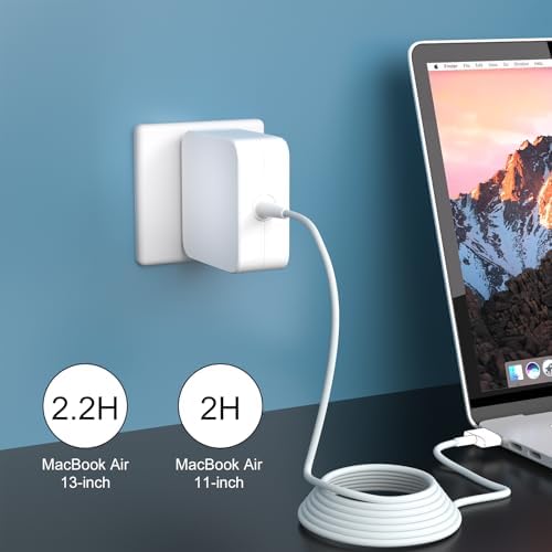 Efficient 60 W T-Tip Magnetic Mac Book Pro Charger – Universal Power Adapter for 2012-2015 Models – Fast Charging with Enhanced Safety – Compatible with Mac Book Air & Pro Retina 13-Inch – Durable 6.6 ft Cord for Versatile Use – Reliable Performance with 1-Year Warranty – Ideal for Multiple Laptop Households