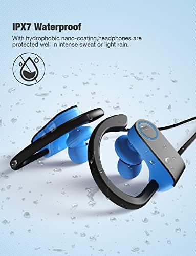Otium Wireless Bluetooth Earbuds – IPX7 Waterproof Sports Headphones for Gym and Running, HD Stereo Sound with 15-Hour Battery Life, Sweatproof In-Ear Design, Enhanced Compatibility for Active Lifestyles