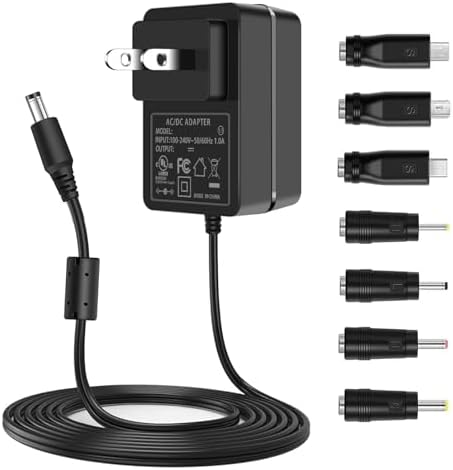 Reliable 5 V AC to DC Power Supply Adapter for Baby Monitors and Electronics – Universal 100-240 V Input with 6 ft Power Cord for Enhanced Compatibility and Rapid Charging – Ideal for Music Lovers and Parents