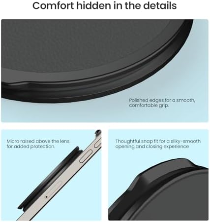 Nillkin Magnetic Phone Grip Stand for i Phone 16/15 Pro & Samsung Pixel – Ultimate Mag Safe-Compatible Holder with Enhanced Stability and Ergonomic Design for Secure Handling and Effortless Navigation (Black)