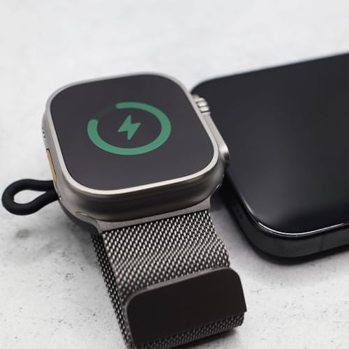 USB-C Magnetic Fast Charger for Apple Watch Ultra – Compact & Portable Charging Solution for Ultra 2, Series 10-3 & SE – Enhanced Durability & Travel-Friendly Design – Efficient Wireless Charging for Active Lifestyles