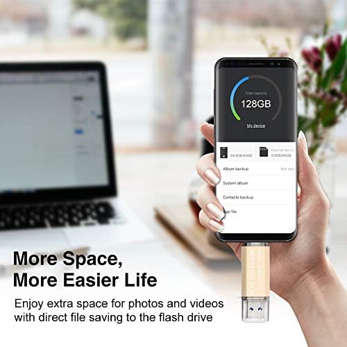 High-Speed 512 GB Dual Port USB 3.0 Type C Flash Drive – Versatile OTG Memory Stick for Android Smartphones & PCs, Compatible with Samsung Galaxy S10/S9/S8/Note 9, LG, Google Pixel – Compact & Stylish Red Design for Effortless File Transfers