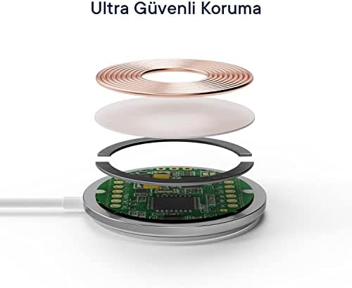 Nautica CH400 3-in-1 Wireless Fast Charging Dock – Qi-Certified Multi-Device Charger for i Phone, Apple Watch & Air Pods – Sleek Charging Station with LED Status Indicator for Effortless Device Management