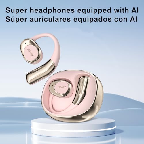 ZIHNIC Real-Time Multilingual AI-Translation Earbuds – Effortless Communication with 4-Mode Translation, Comfortable IPX5 Waterproof Design, and Bluetooth 5.0 Connectivity for i OS & Android – Ideal for Travelers and Global Conversations