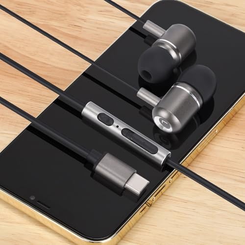 TRON TR54 Lightning Earbuds – High-Fidelity Audio with Ergonomic Comfort, Hands-Free Mic & Chic Leather Case for Effortless Everyday Use