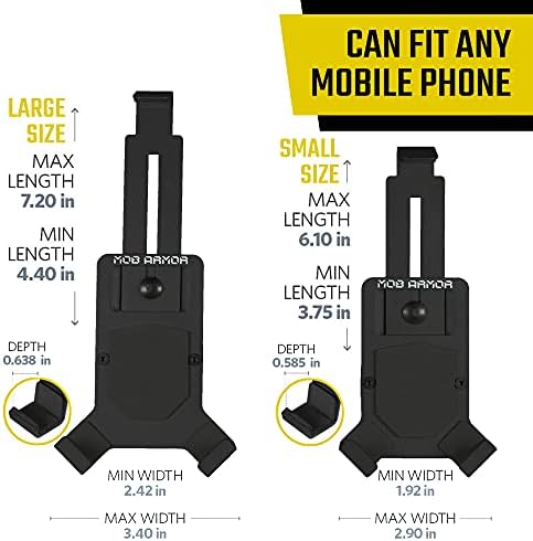 Mob Armor Heavy-Duty Magnetic Phone Mount for Car – Ultimate Universal Holder for i Phone & Android, Engineered for Off-Road and Commercial Applications, Superior Grip for Secure Hands-Free Navigation & Entertainment, Essential Vehicle Accessory for All Drivers