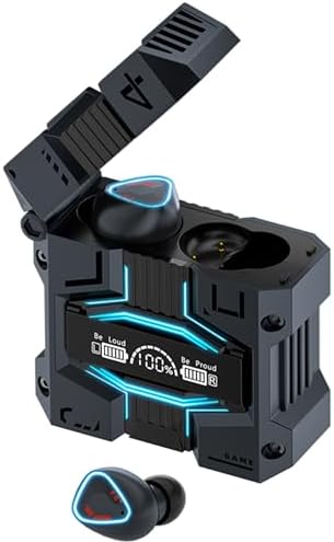 Advanced Bluetooth 5.3 True Wireless Earbuds Model 38 – IP7 Waterproof Sport Headset with Touch Control, Built-in Microphone for Clear Conversations, LED Battery Indicator, and Ergonomic Comfort Design – Ideal for Athletes and Music Lovers on the Go