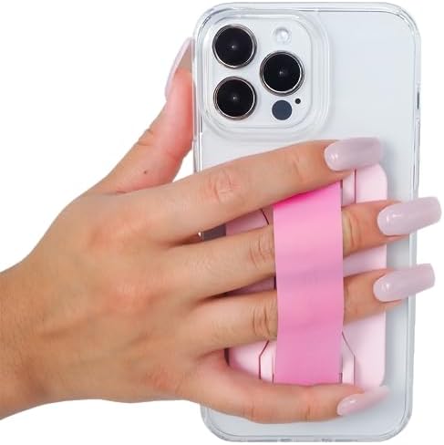 Revolutionary Love Handle PRO Magnetic Phone Grip & Stand – Ultimate Silicone Strap for i Phone & Android – All-in-One Device Mount, Kickstand, and Secure Holder – Experience Unmatched Stability, Style, and Convenience for Every Smartphone User