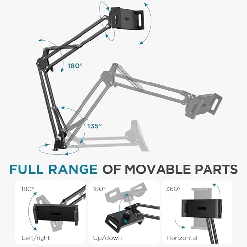 Transform Your Digital Interaction with the Inno Gear Adjustable Tablet Floor Stand – Universal Holder for i Phones, i Pads, Samsung Tabs, and E-Readers – Perfect for Hands-Free Streaming, Reading, and Video Calls – Sturdy, Portable Design with Customizable Height and Angle for Optimal Comfort and Accessibility