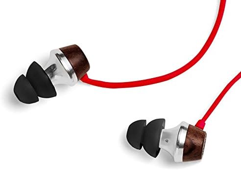 Elevate Your Sound Experience: Symphonized ALN Premium Wood Noise-Isolating In-Ear Headphones with Mic – Lightweight, Durable, and Compatible with All Devices (White)