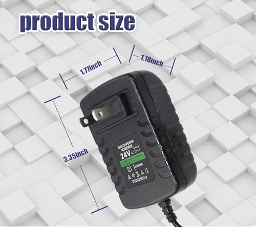 DIGISHUO 24 V 4 A High-Efficiency Power Supply Adapter – Premium AC to DC Transformer for LED Strip Lights and CCTV Cameras – Robust 96 W Switching Converter with Enhanced Safety Features and Global Compatibility