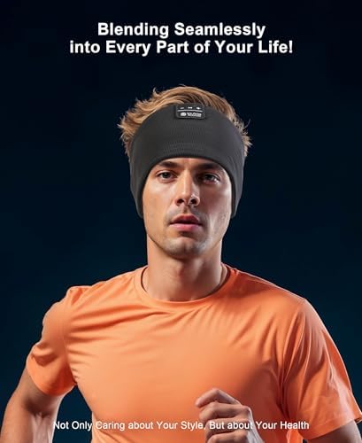 Ultimate Bluetooth 5.4 Sleep Headband Headphones – Designed for Side Sleepers, Unmatched Comfort for Active Lifestyles, Superior Sound Quality, Ergonomic Fit for Enhanced Relaxation, Ideal Tech Gift for Music and Podcast Enthusiasts