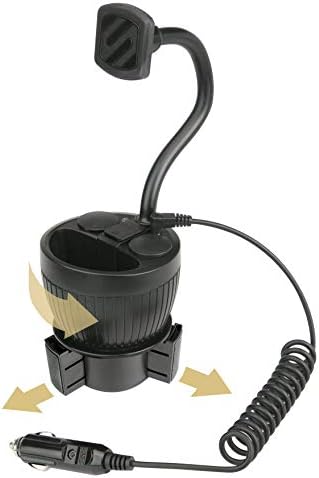 Transform your driving routine with the Scosche MAGPCUP Magic Mount Power Hub, a cutting-edge magnetic car cup holder phone mount engineered for superior convenience and safety. This innovative accessory boasts a robust magnetic grip that securely holds both i Phone and Android devices, ensuring your phone stays in place for hands-free navigation. Featuring dual USB charging ports, it enables simultaneous charging of multiple devices, eliminating battery anxiety during long commutes. Designed to fit seamlessly into standard cup holders, it offers 360-degree rotation for customizable viewing angles, making it perfect for accessing GPS, music, and calls with ease. Crafted from high-quality materials, the Scosche MAGPCUP is not only durable but also stylish, enhancing your vehicle’s interior while providing unmatched functionality. Elevate your driving experience with this essential accessory that marries reliability with cutting-edge technology for the modern car enthusiast.