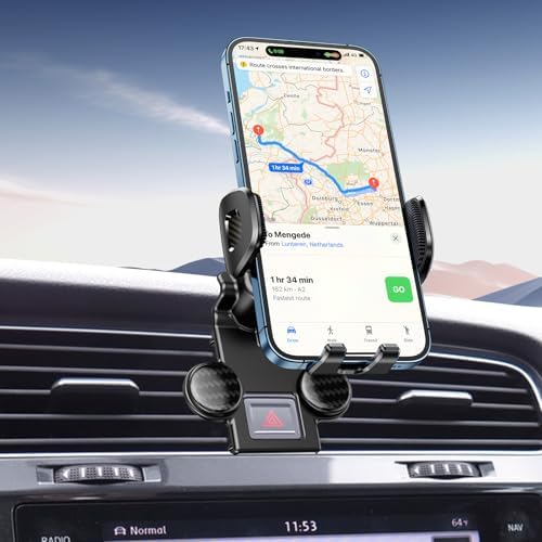 ELOHEI Custom Phone Mount for Volkswagen Golf 8 MK8 R GTI (2020-2024) – Ultimate Car Phone Holder for Enhanced Driving Experience, Quick-Release Design, 360-Degree Rotation, and Exceptional Compatibility with All Smartphone Sizes – Essential VW Golf Accessory for Navigation and Hands-Free Use