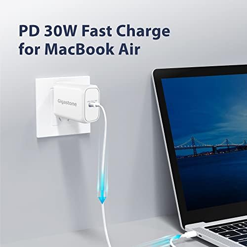 Gigastone 30 W USB C Charger 4-Pack: Ultra-Fast PPS Power Adapter for i Phone 16/15/14/Pro & Galaxy S24/S23/S22 – Compact Wall Charger for Rapid Charging at Home and On-the-Go – Enhanced Compatibility for i Pad and Air Pods – Essential Tech Accessory for Modern Lifestyles