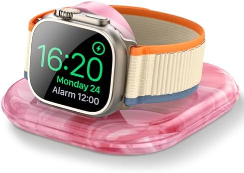 Elevate Your Apple Watch Charging Experience with Our Advanced Magnetic Dock – Ultra-Fast Charging Station for Series 2-10 and Ultra 1 2, Nightstand Mode Functionality, Compact Design for Travel, Superior Stability for Everyday Use, Effortless Power Delivery and Modern Aesthetic