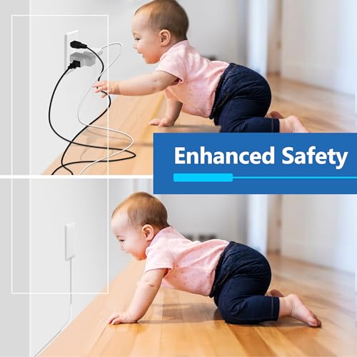 Elevate Your Power Management with the LIDER Ultra-Thin Outlet Extender – 3 Receptacles, 12 W USB Type-A & USB Type-C Charging Ports, Compact Flat-Face Design, 3 ft Cord, ETL-Listed Safety Assurance, Perfect for Home and Office Use