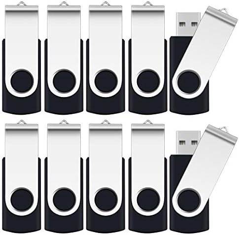 Vibrant 64 GB USB Flash Drive Pack – 5 Colorful Metal Swivel Thumb Drives with LED Indicator & Lanyards for Easy Portability – Ideal for Students & Professionals Seeking Reliable Data Storage Solutions
