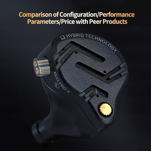 KZ ZS10 Pro X Audiophile In-Ear Monitor Headphones – Premium 4 Balanced Armature + 1 Dynamic Driver IEMs with Durable Detachable Silver-Plated Cable for Exceptional Sound Precision – Ideal for Studio Professionals and Mobile Music Lovers – Universal Compatibility with All Audio Devices for Ultimate Flexibility
