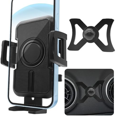 WAAPAK Premium Car Phone Holder Mount for 2014-2020 Audi A3, S3 & RS3 – Ultimate Smartphone Cradle with Metal Base for Thick Cases, 360-Degree Rotation & Easy Installation – Elevate Your Driving Experience with Seamless Navigation Access