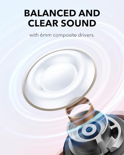 Anker Soundcore A30 i Stylish Noise Cancelling Earbuds – Ultra-Lightweight Wireless Headphones with IP54 Water Resistance, 15-Hour ANC Playtime, and Bluetooth 5.4 Connectivity for Superior Audio Performance – Fashion-Forward Design Meets Premium Sound Quality