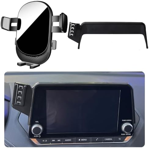 Nissan Rogue 8-Inch Touchscreen Car Phone Holder | Hands-Free Auto Lock Mount for 2021-2025 Models | Secure Smartphone Cradle for Safe Driving | Easy Tool-Free Installation | Enhance Navigation & Connectivity While You Drive