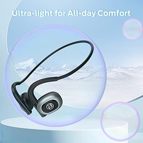 Discover Ultimate Freedom with BUGANI Bluetooth 5.3 Open Ear Sport Headphones – Waterproof Wireless Earbuds for Active Lives, Touch Control for Seamless Navigation, 8-Hour Playtime, Lightweight Design Perfect for Running and Intense Workouts