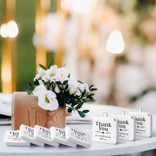 Wedding Emergency Portable Charger Set – 12 Pcs USB Type C Power Boosters | Essential Party Favors for Guests | Compact 500 m Ah Chargers for Outdoor Events, Camping, and Celebrations | Pre-Charged & Ready for Immediate Use | Thoughtful Gift for Staying Connected
