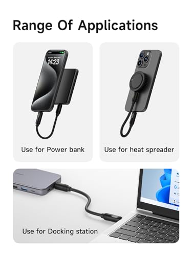 Hagibis USB 4 Cable with LED Display – 240 W Fast Charging & 8 K@60 Hz Video Output for i Phone 16/15 Pro Max, i Pad, Mac Book Pro/Air – Ultimate Thunderbolt 4/3 Data Transfer Solution for Efficient Connectivity and Enhanced Performance