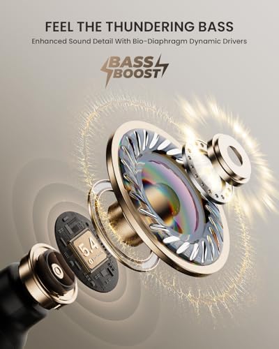 Revolutionary Bluetooth 5.4 In-Ear Wireless Earbuds with 4 Mic ENC for Superior Call Clarity – 40 Hours of Uninterrupted Playtime, IPX5 Waterproof for Ultimate Durability – Perfectly Designed for Active Lifestyles, Music, and Professional Use – Sleek Black Aesthetic for Seamless Integration with Smartphones, Tablets, and Laptops