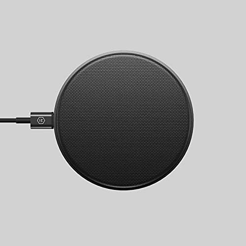 Elevate Your Charging Experience with the MASTER & DYNAMIC MC100 Gunmetal Aluminum Wireless Charging Pad – Fast, Stylish Station for Earbuds with Non-Slip Surface, Perfect for Home or Office Décor, Enhance Your Audiophile Lifestyle