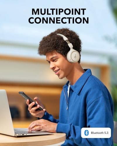 Soundcore H30 i Wireless On-Ear Headphones – Experience Unmatched 70-Hour Playtime with Bluetooth 5.3 Connectivity, Ultra-Lightweight Comfort, and Foldable Design for Effortless Portability and Deep Bass Enjoyment, Perfect for Music Lovers and Professionals Alike