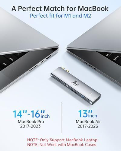Revolutionize Your Workspace with the Ultimate 13-in-1 USB C Docking Station – Dual Monitor Multiport Adapter for Seamless Triple Display, Featuring 2 HDMI, Display Port, 8 USB Ports, Gigabit Ethernet, and Audio Output – Perfect for Mac Book, Dell, HP, Lenovo Think Pad, and Surface – Unmatched Performance and Connectivity for Enhanced Productivity
