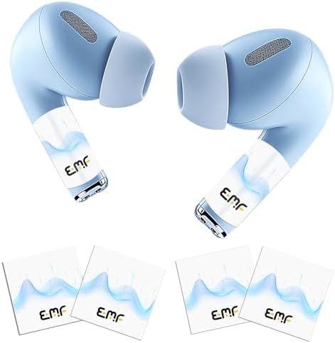 Eco-Friendly Protection Stickers for Air Pods Pro 2 nd/3 rd Gen – 4-Pack Durable Decals to Shield Bluetooth Headphones and Wireless Earbuds – Sleek White Design Enhances Performance and Aesthetic Appeal
