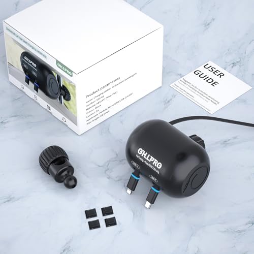 OHLPRO 45 W Dual-Port Backseat Charger Station – Fast Charging Solution for Uber & Lyft Passengers, Retractable Multi-Device Charger for i Phone, Samsung, Tablets – Enhance Travel Convenience & Connectivity