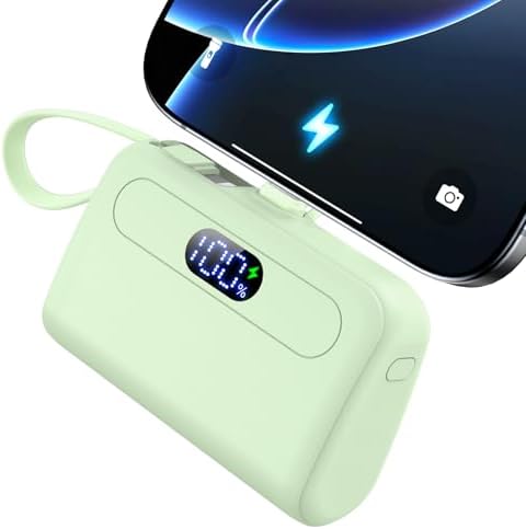High-Capacity 12000 m Ah Mini Power Bank – Ultra-Portable Dual Device USB-C Charger for Android & i Phone 11-16 Series – Fast Charging Battery Pack for On-the-Go Power Solutions